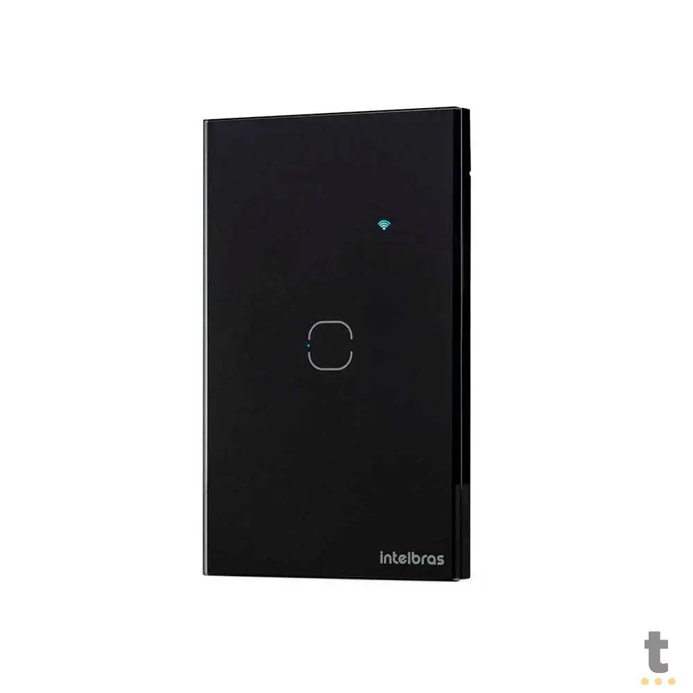 Interruptor Intelbras Smart Wi-Fi Touch 1 Tecla EWS 1001 Preto - 4850014 Truedata